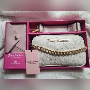 Juicy Couture Bag/Card Case/Strap Gift Set NWT